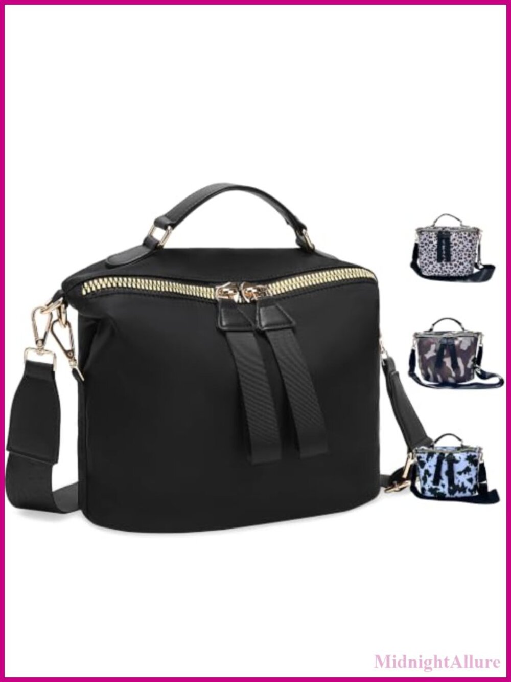 Adjustable Crossbody Purse Strap Replacement Wide Shoulder Bag Strap